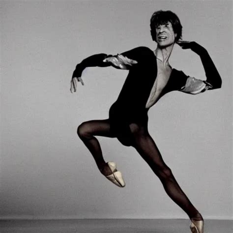 Mick Jagger Ballet Dancer Stable Diffusion