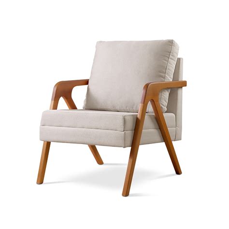 Poltrona Mona Luxo Linho Nude