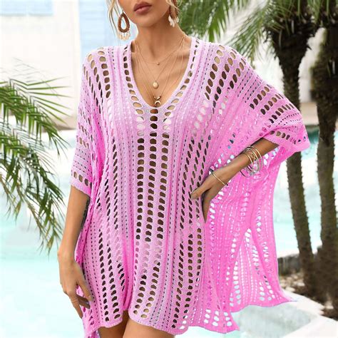 Sj Zs Summer New Beach Smock Hollowed Out Knitted Bikini Holiday