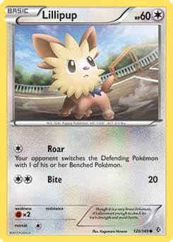 Lillipup Black WhiteBoundaries Crossed TCG Card Database