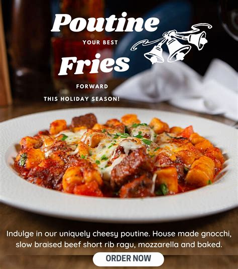 Trattoria Timone - 👉Indulge in our uniquely cheesy poutine. House-made