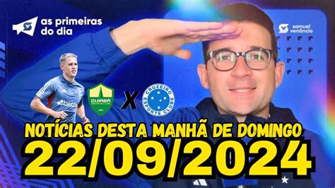 SAIU AGORA VENÂNCIO NOTÍCIAS DO CRUZEIRO NESTE DOMINGO TIME