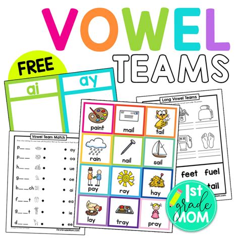 Vowel Team Worksheets