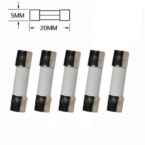 10pcs 250v 15a F15al250v 15 Amp Fast Blow Acting Quick Ceramic Fuses 5x20mm Ebay