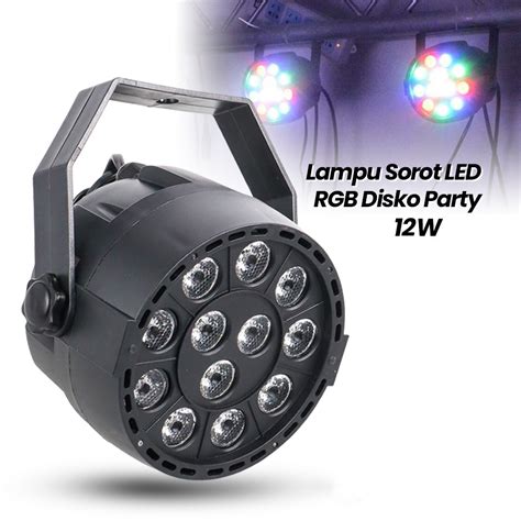 Kumastb Lampu Sorot Led Outdoor Spotlight Waterproof Rgb V W