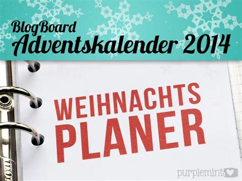 BlogBoard Adventskalender 2014 Türchen 1 purplemint de