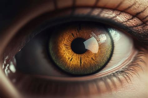 Impresionante fotografía macro del ojo humano primer plano del ojo