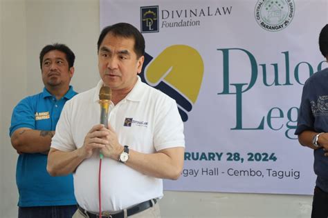 Divinalaw Conducts Its First Leg Of Dulog Legal Divinalaw