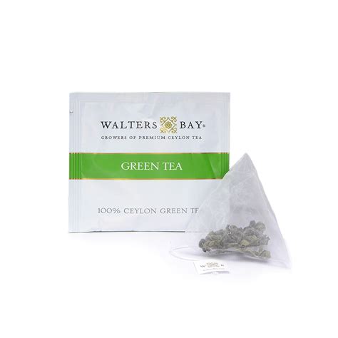 Green Enveloped Pyramid Tea Bags 100 Count Walters Bay