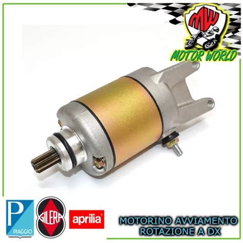 VÉLOMOTEUR DÉMARRAGE STARTER Spécifique Piaggio Vespa Gtv Ie 4T 4V 300