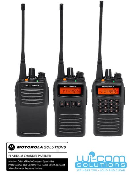 VX-450 Portable Analog Radio Series - Wi-Com Solutions Inc.