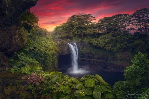 The Wonderful Colours Of The Evening At Rainbow Falls Hi Flickr