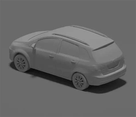 Archivo Stl Volkswagen Suran 2012 Para Impresión 3d