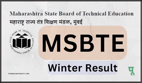 Msbte Result Winter Diploma Exam Result Date Direct Link