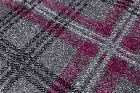 Glendale Purple Tartan Rugs Supermarket