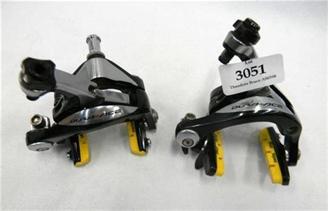 Lot Two Sets Shimano Br Dura Ace Bicycle Brakes Calipers Used