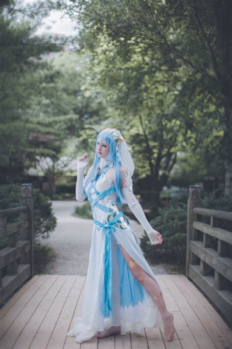 Fire Emblem Fates Birthright Singer White Azura Cosplay Costume