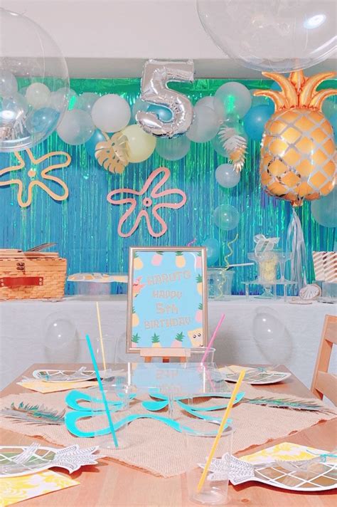 Bikini Bottom Spongebob Squarepants Birthday Party Artofit