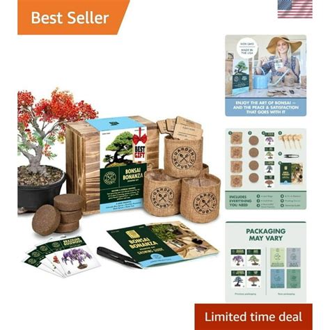 Complete Bonsai Tree Seed Starter Kit Expert Grower Support Included