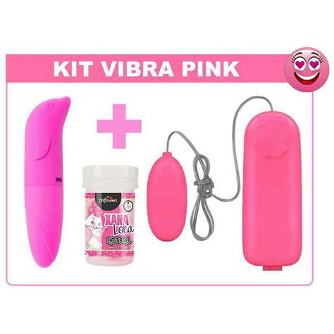 KIT VIBRA PINK Vibrador Golfinho Bullet Vibrador Xana Loka Hot Ball Esquenta Shopee Brasil
