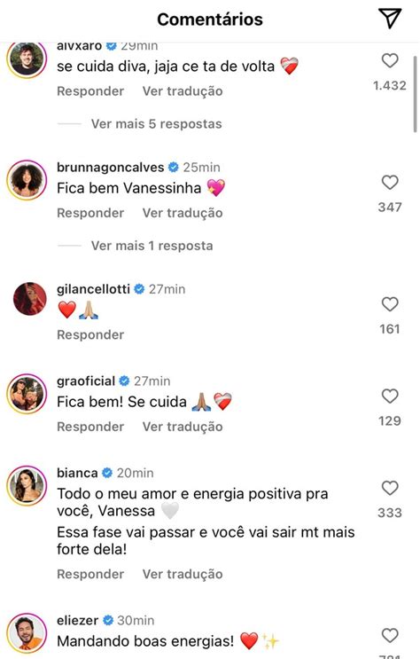 Famosos Apoiam Vanessa Lopes Ap S Divulga O De Boletim M Dico