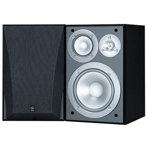 Yamaha 3 Way Acoustic Suspension Bookshelf Speakers Pair Walmart