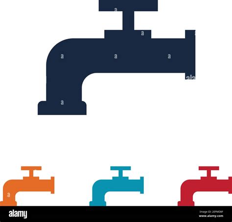 Faucets Icons Water Tap Icon Vector Illustration Design Stock Vector