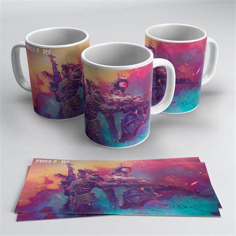 Caneca Personalizada Free Fire Elo Produtos Especiais