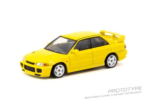 Tarmac Works Global Mitsubishi Lancer Gsr Evolution Iii Yellow