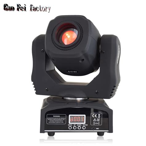 60w Mini LED Moving Head Projector Gobo Spot Moving Head Commercial