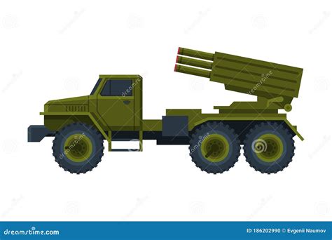 Multiple Rocket Launcher Military Truck With Intercontinental