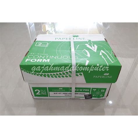 Jual Continuous Form Paperline X Dibagi Rangkap Ply Cf K W