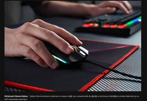 Redragon Storm Lightweight M808 RGB Gaming Mouse fiyatı