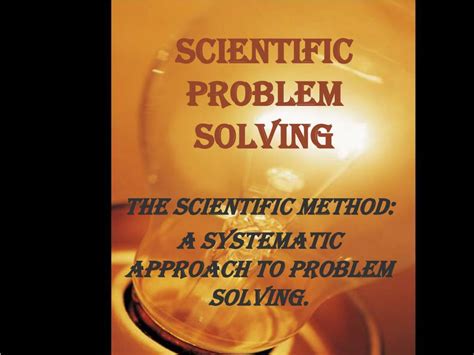 Ppt Scientific Problem Solving Powerpoint Presentation Free Download Id 6744588