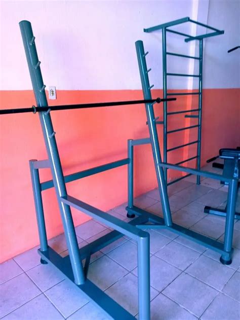 Academia Juatuba - Suporte para agachamento profissional - Academia e Exercícios - Juatuba ...