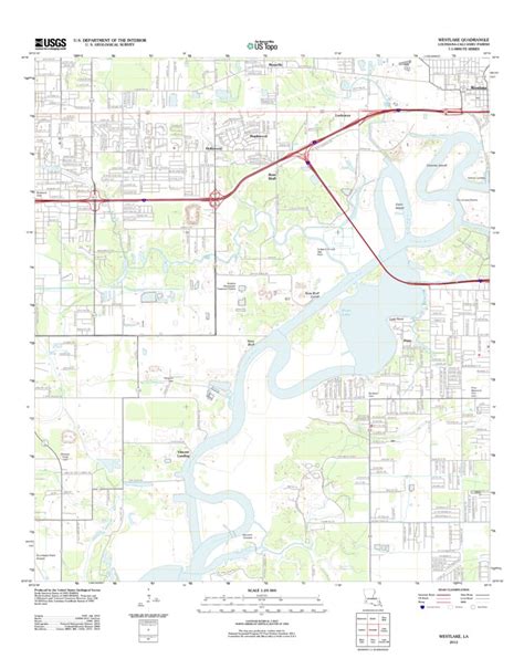 Westlake, LA (2012, 24000-Scale) Map by United States Geological Survey ...