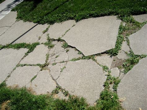 Cracked Sidewalk In Front Of Charlotte Street Arts Centre Flickr