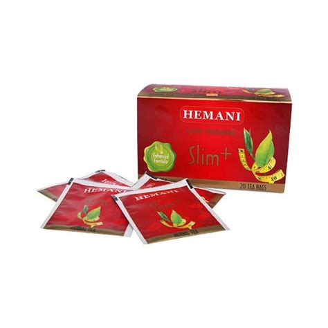 Herbal Slim Tea Slim Enhanced Formula 20 Tea Bags Hemani