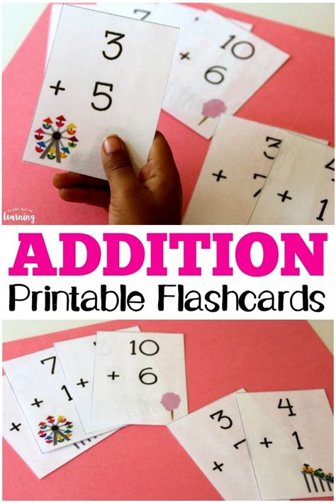 Free Printable Addition Flash Cards