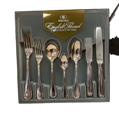 Strachan Australia Vintage Silverware Strachan Cutlery Set Of Pieces