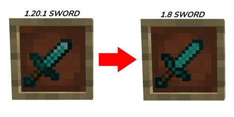 SHORT SWORD 1.8 TO 1.20+ Minecraft Texture Pack