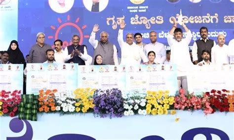 Karnataka Govt Formally Launches Gruha Jyothi Free Power Scheme CM