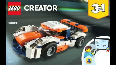 Sunset Track Racer Lego Creator Building Instructions Youtube