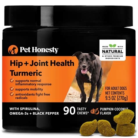 Pethonesty Hip Joint Health Turmeric Pumpkin And Coconut Flavored Soft