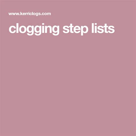 clogging step lists | Step, Cotton eyed joe, Rockin robin