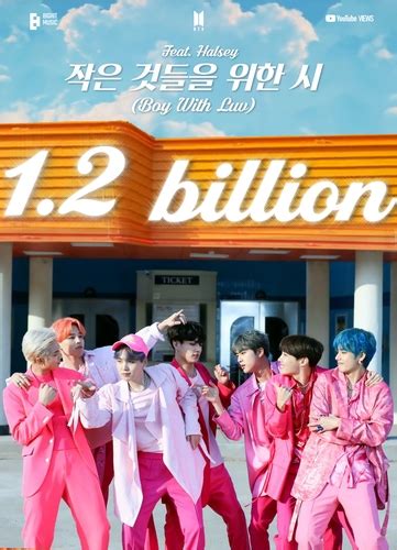 Boy With Luv De Bts Supera Los 1200 Millones De Visualizaciones En