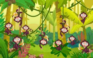 Детская развивающая игра Джунгли под Android | Джунгли, Тема джунглей ...