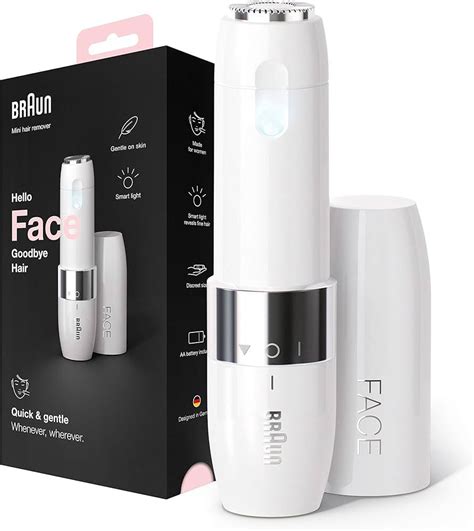 Braun Fs Face Mini Hair Remover With Smart Light White Buy