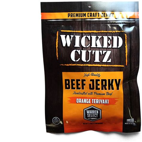 Wicked Cutz Beef Jerky Orange Teriyaki ~ Beef Jerky Reviews