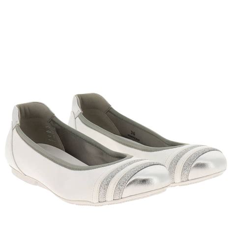 Hogan Outlet Ballet Flats Women Ballet Flats Hogan Women White